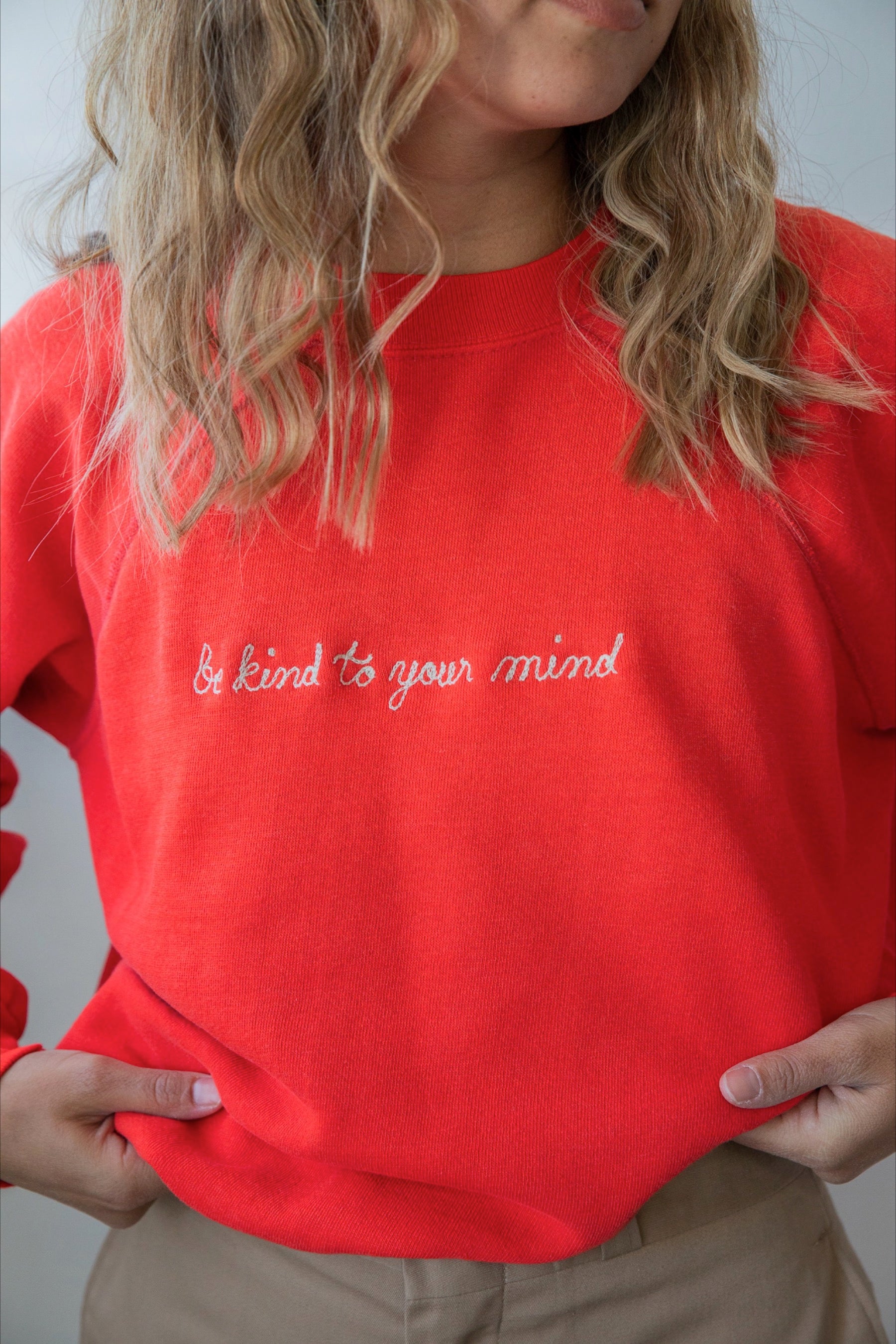Ceremony Chainstitch X Prism Apple Be Kind To Your Mind Sweatshirt