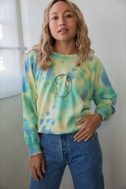 Ceremony Chainstitch X Prism Tie Dye Love Your Mother Sweatshirt