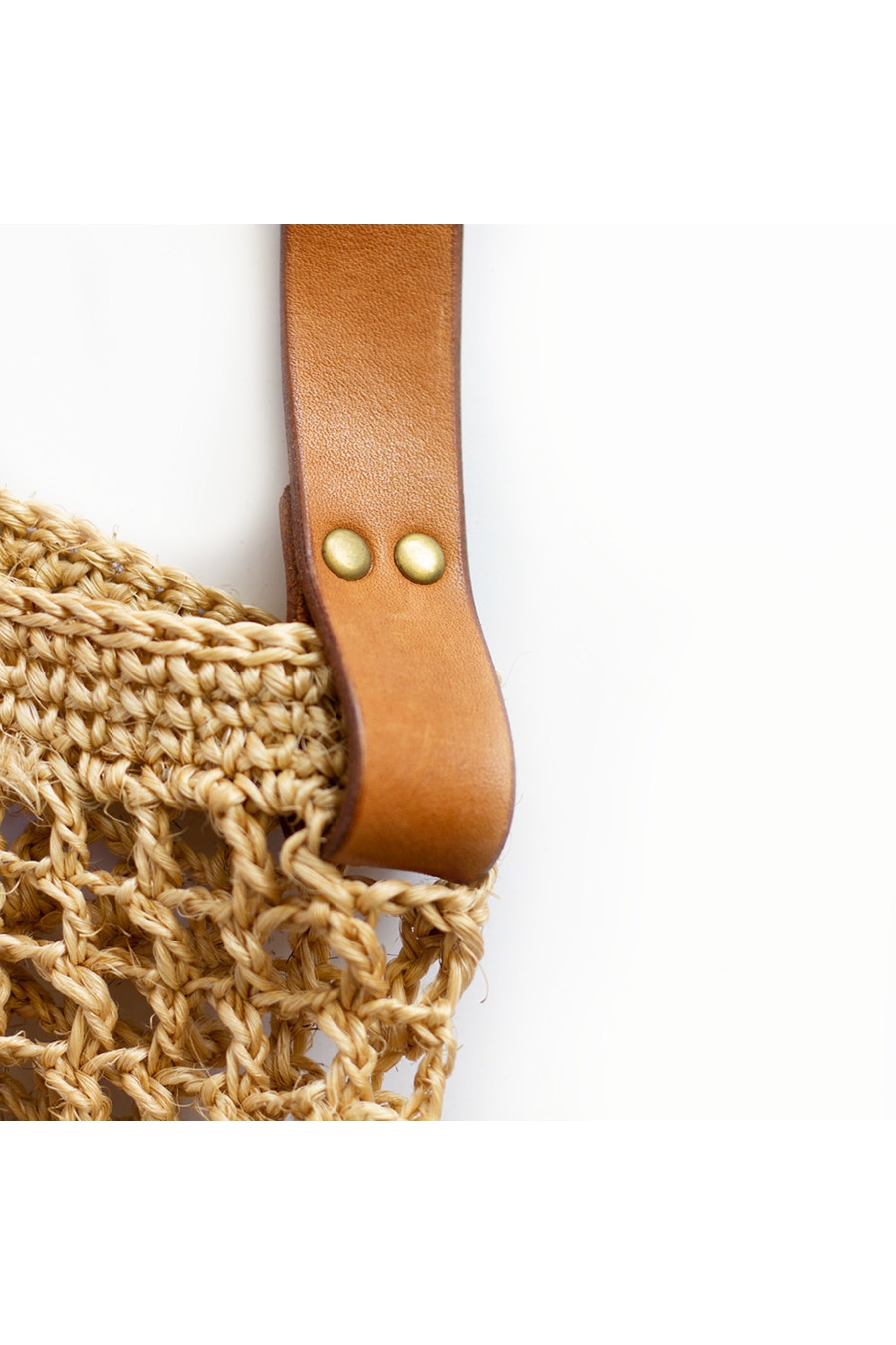 Maria Leather Market Bag