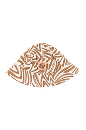 Brown Boogie Wave Bucket Hat