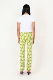 Olive Happy Hawaii Knit Pant