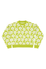 Olive Happy Hawaii Knit Jumper