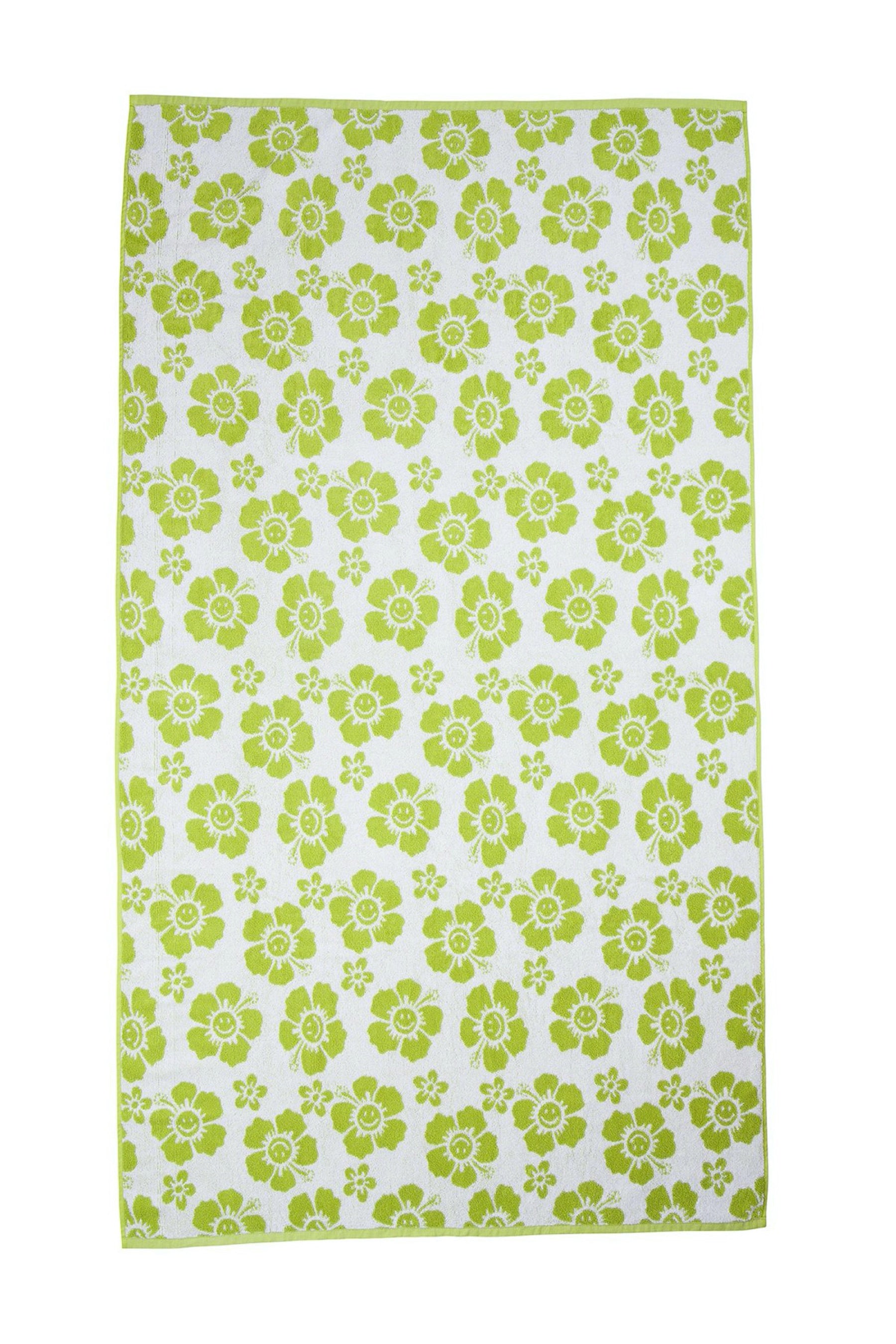 Olive Happy Hawaii Beach Towel