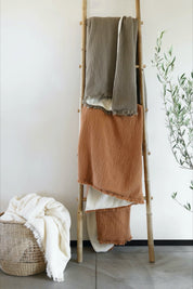 Alaia Sherpa Throw - Moss