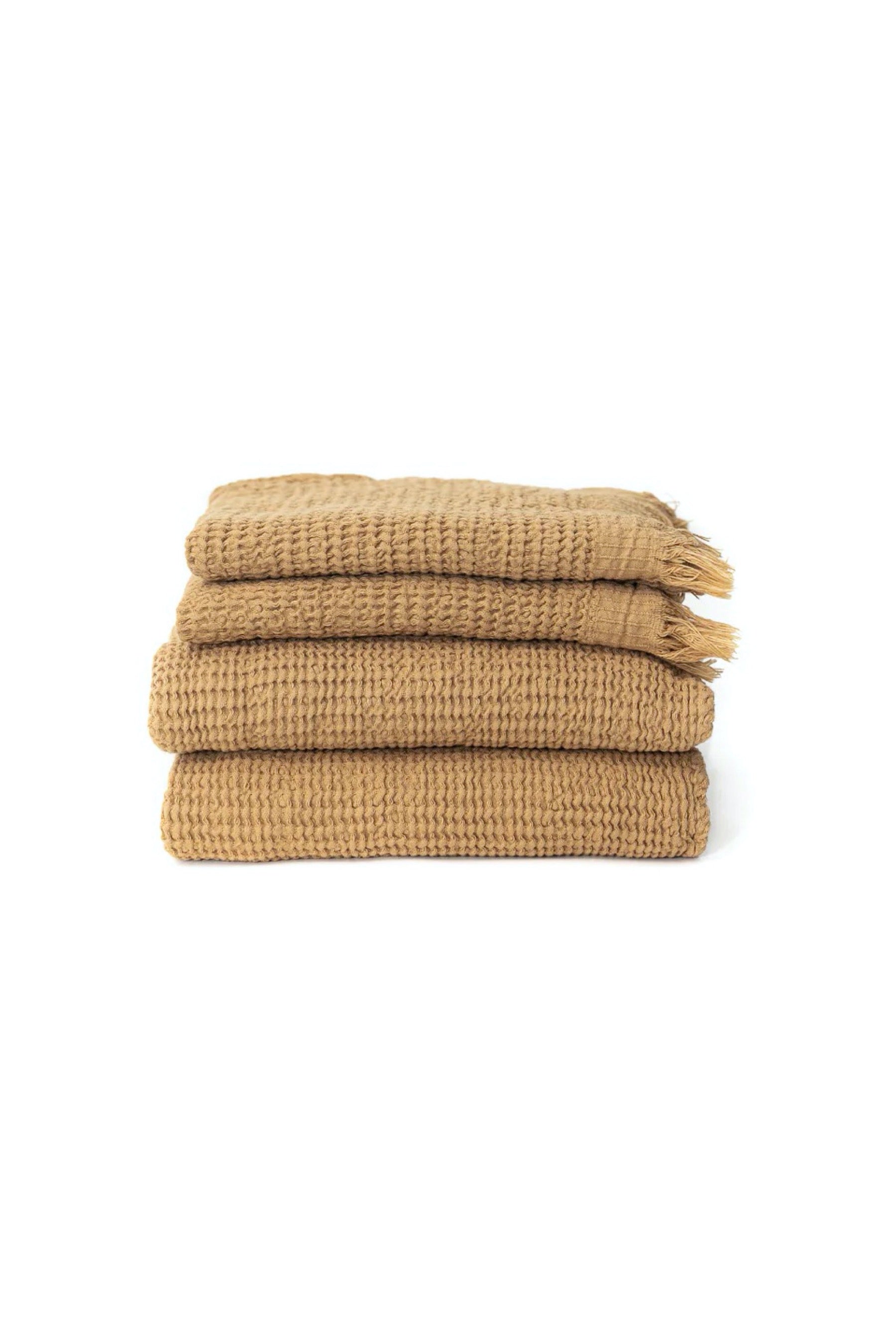 Latte Ella Hand Towel
