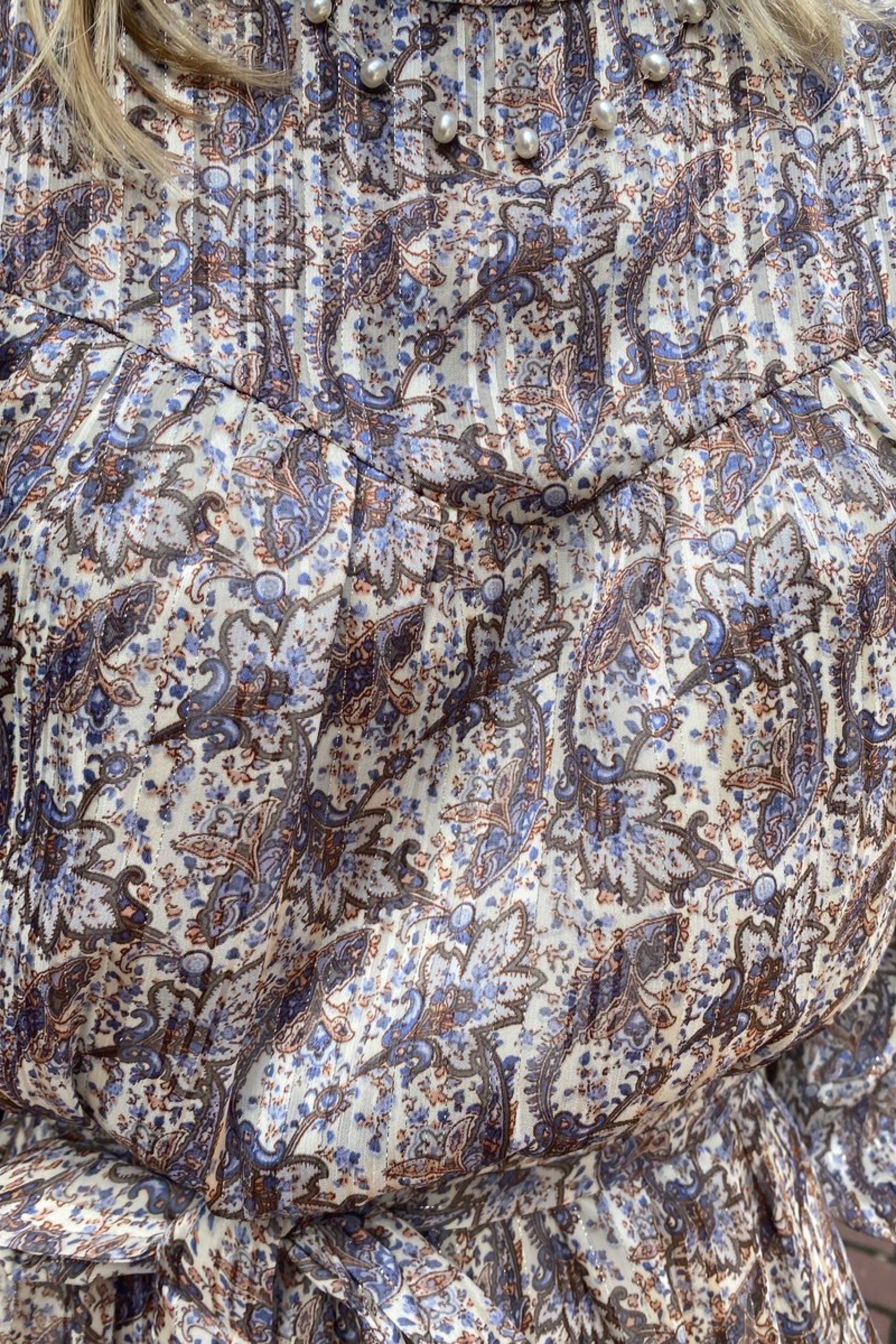 Plum Bliss Ruffled Midi Dress