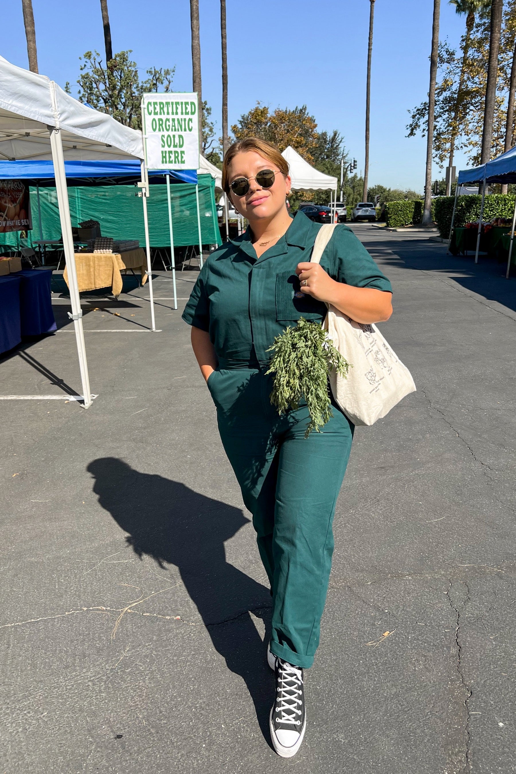 Forest Green Reworked Coveralls