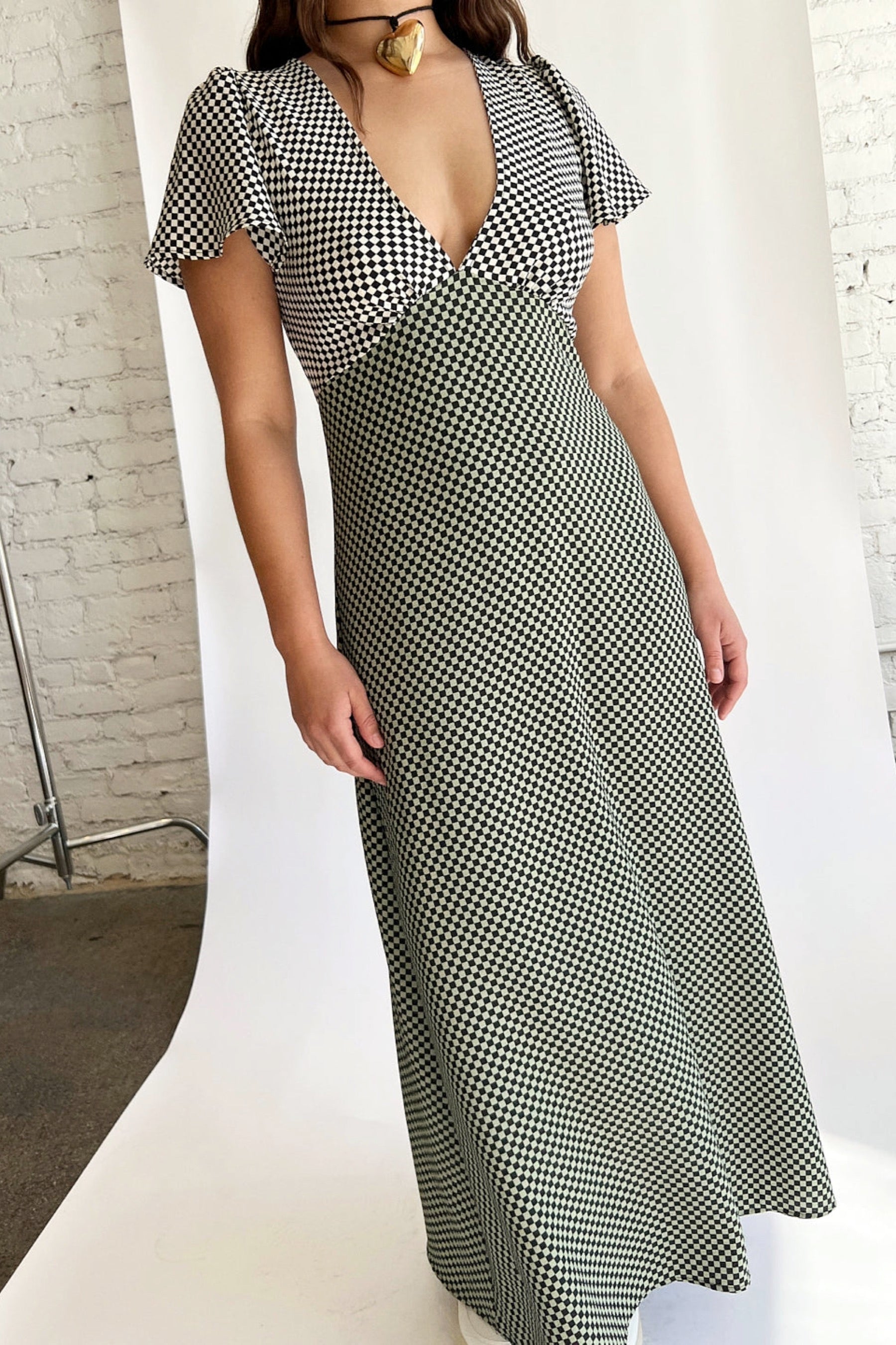 Multi Check Grace Dress