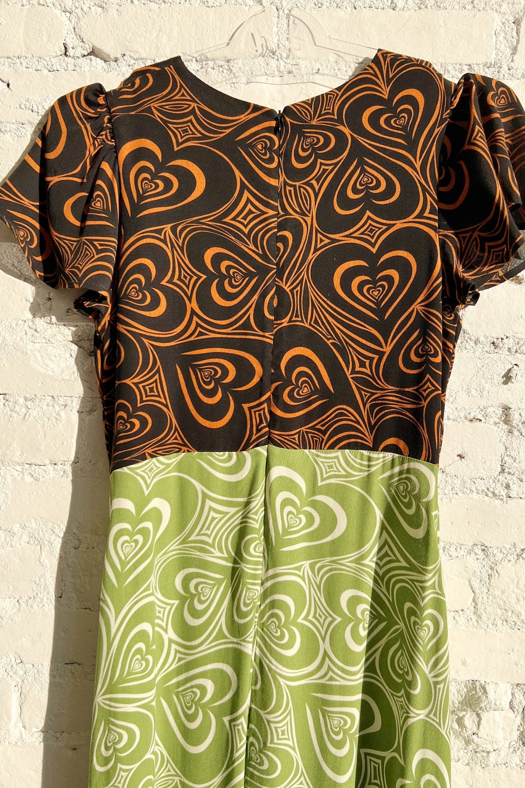 Brown+ Green Wild Hearts Grace Dress