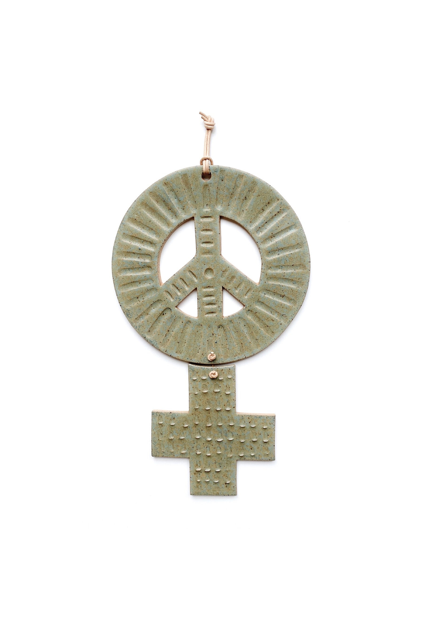 Olive Peace Sister Wall Hanging