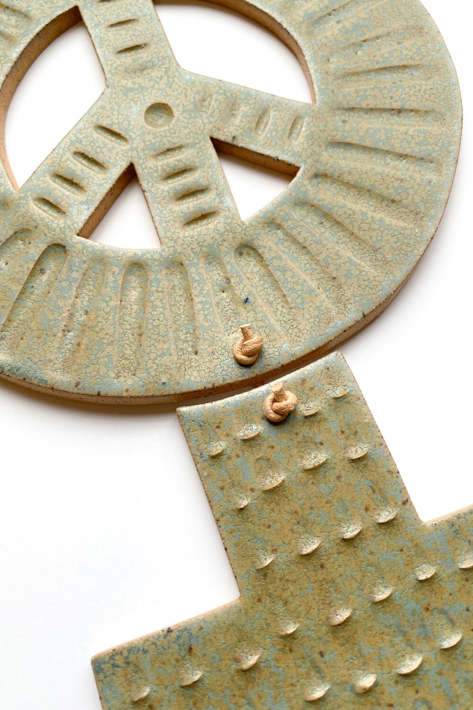 Olive Peace Sister Wall Hanging