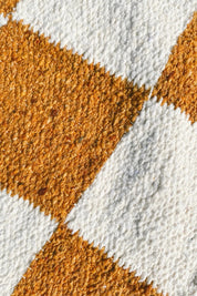 Mustard Laguna Checker Throw