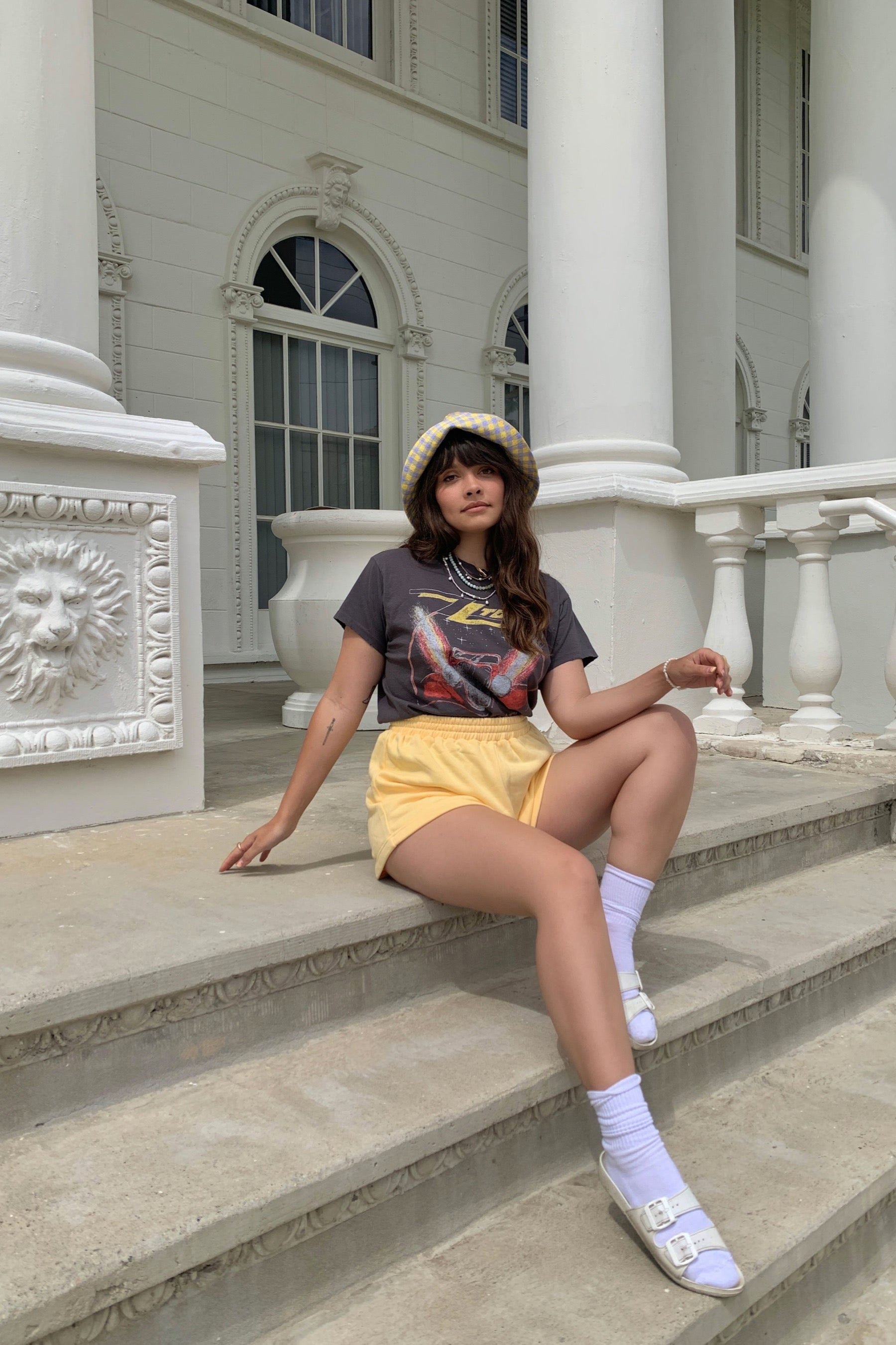 Checkered Kasi Bucket Hat