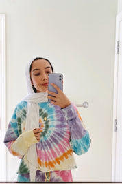 Rainbow Spiral Tie Dye Sweatshirt