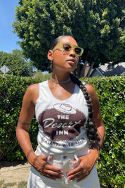 White Desert Inn Lace Tank