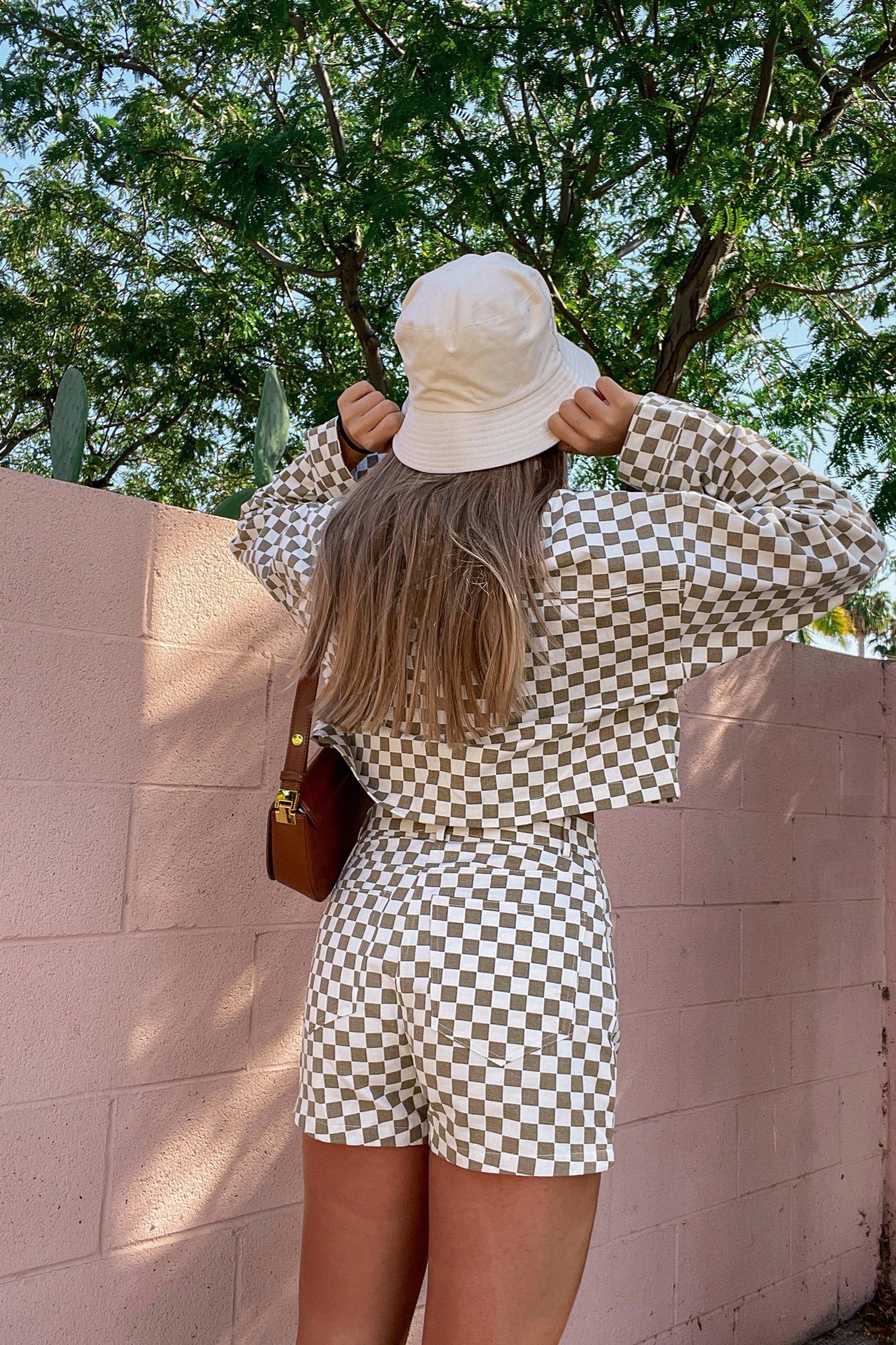 Margot Checkered Shorts