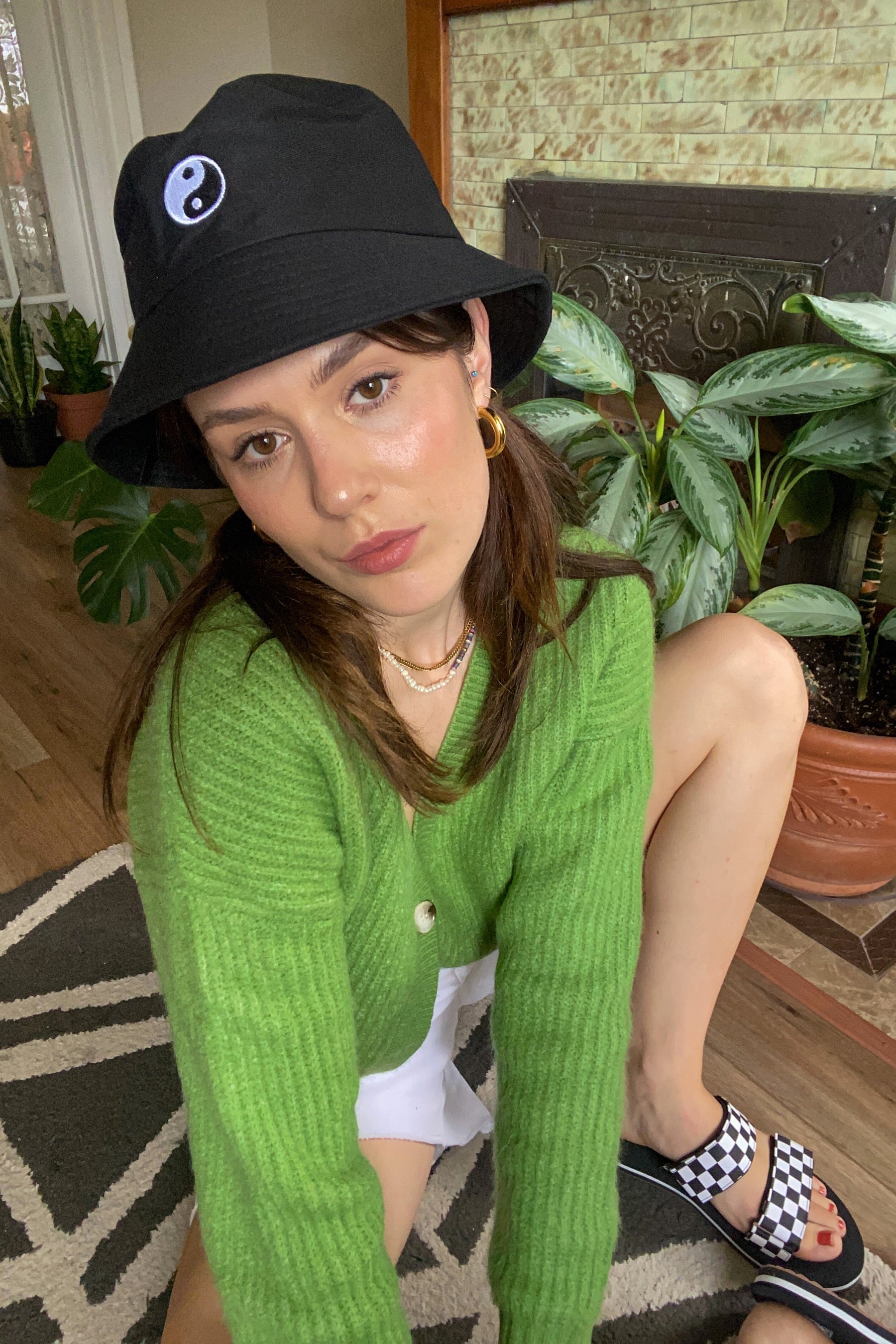 Green Wilma Cardigan