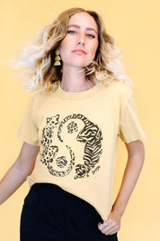 Gold Dust Stripes + Spots Tee