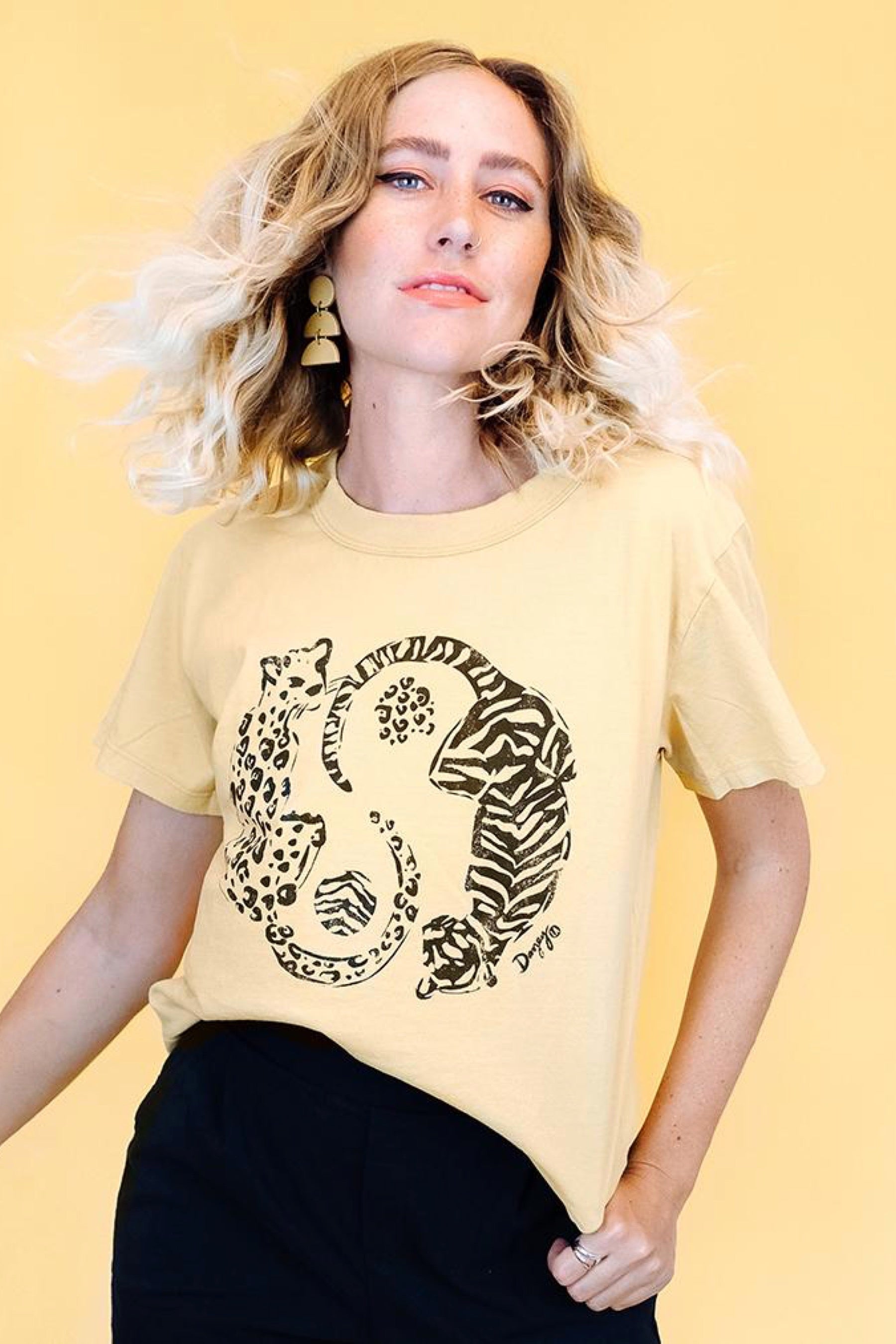 Gold Dust Stripes + Spots Tee