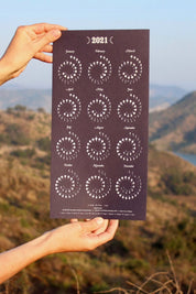 Night Sky Many Moons 2021 Calendar