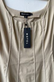 Damaged Beige Rosati Dress