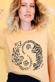Gold Dust Stripes + Spots Tee