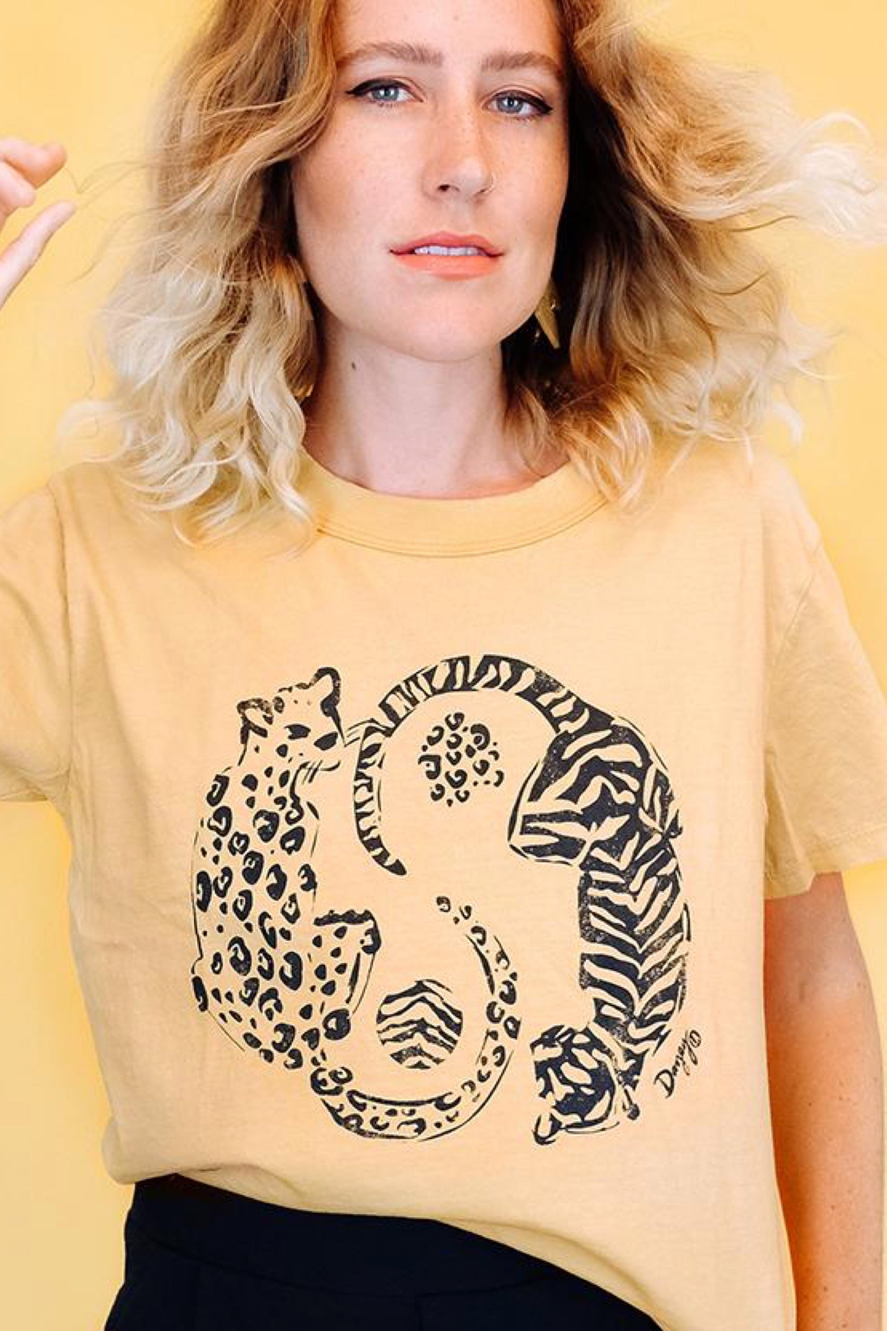 Gold Dust Stripes + Spots Tee
