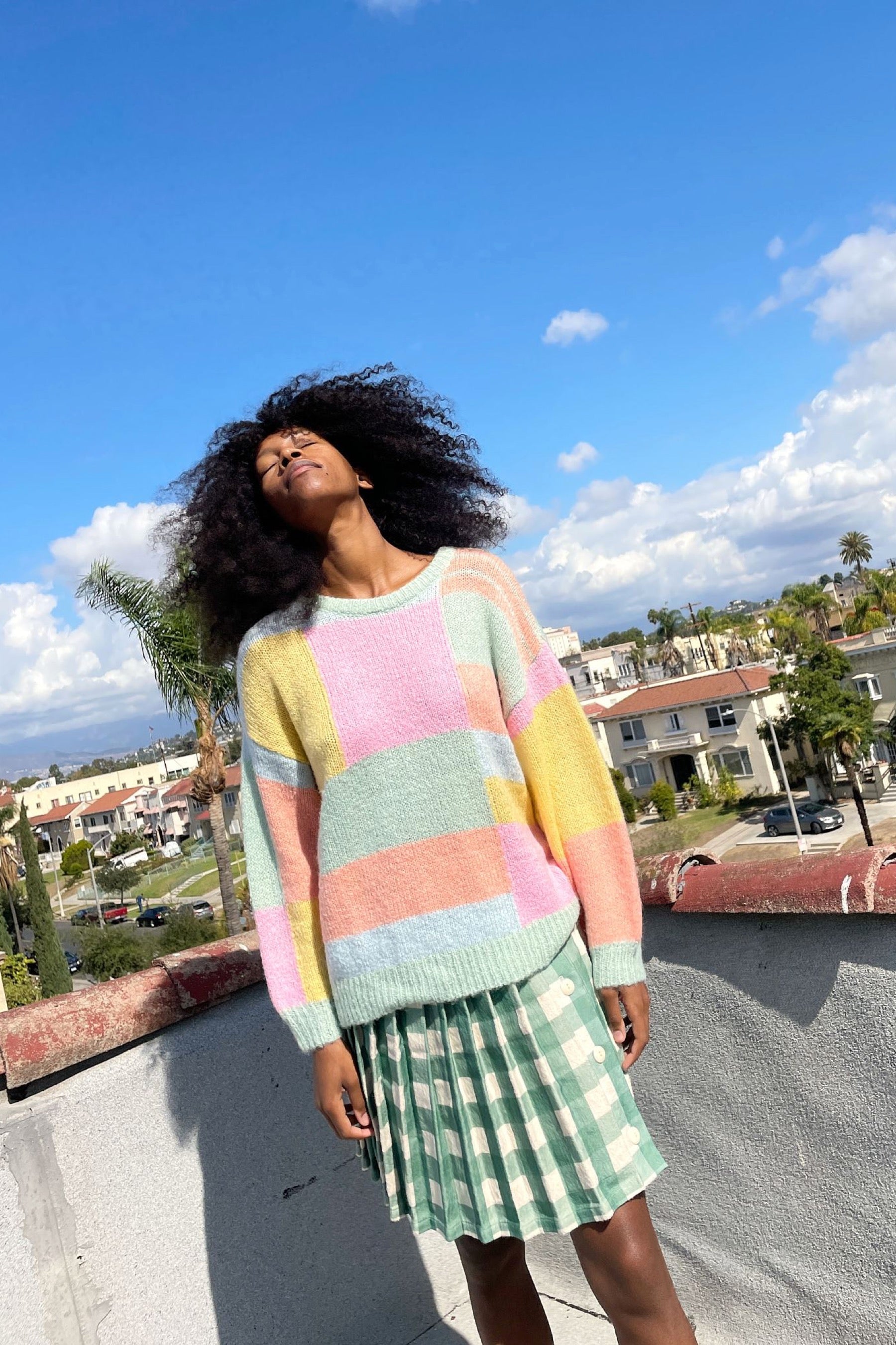 Pastel Block Helen Sweater