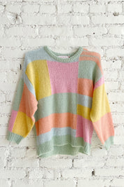 Pastel Block Helen Sweater