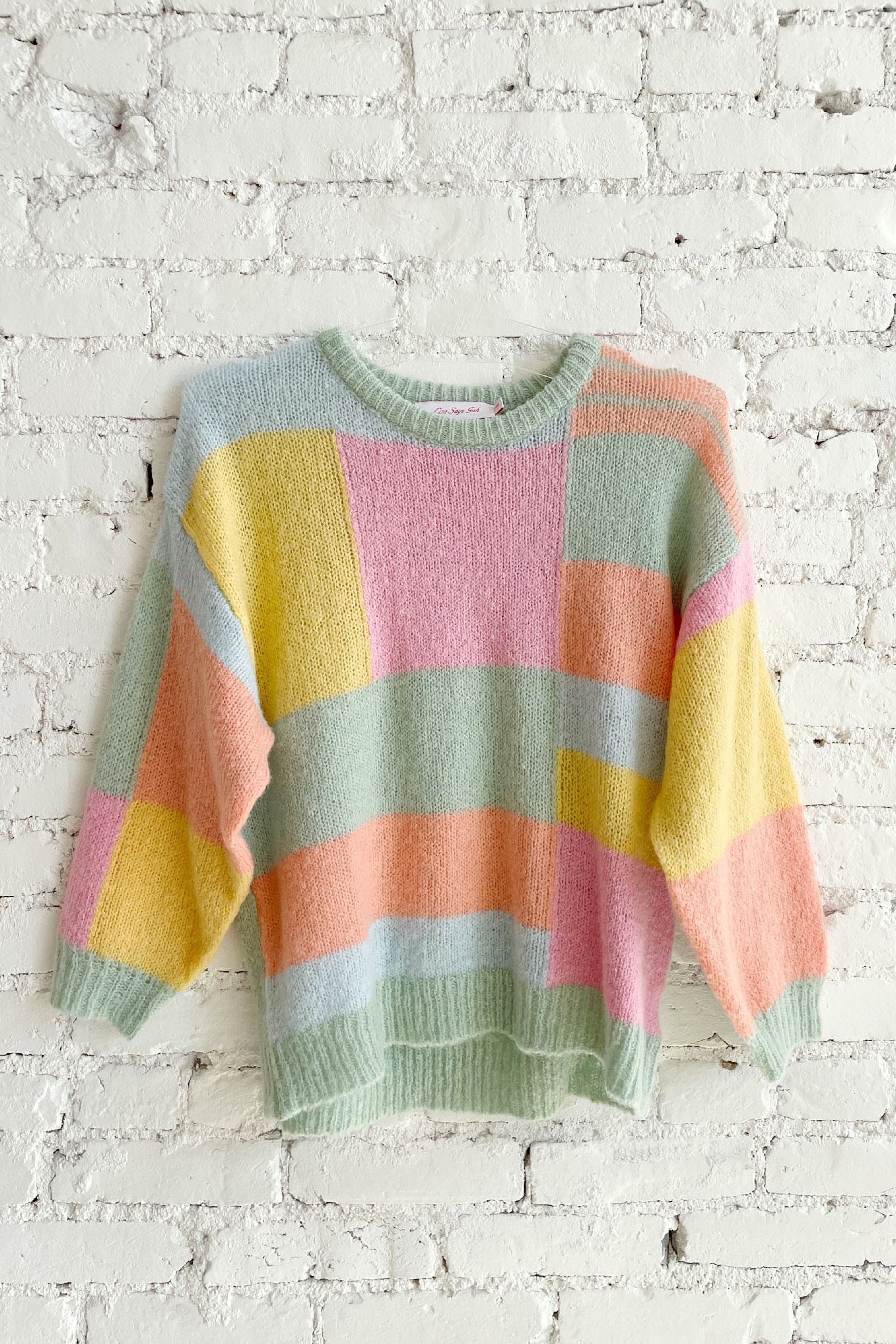 Pastel Block Helen Sweater