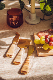 Rattan Cheese Knives