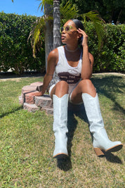 White Urson Boots