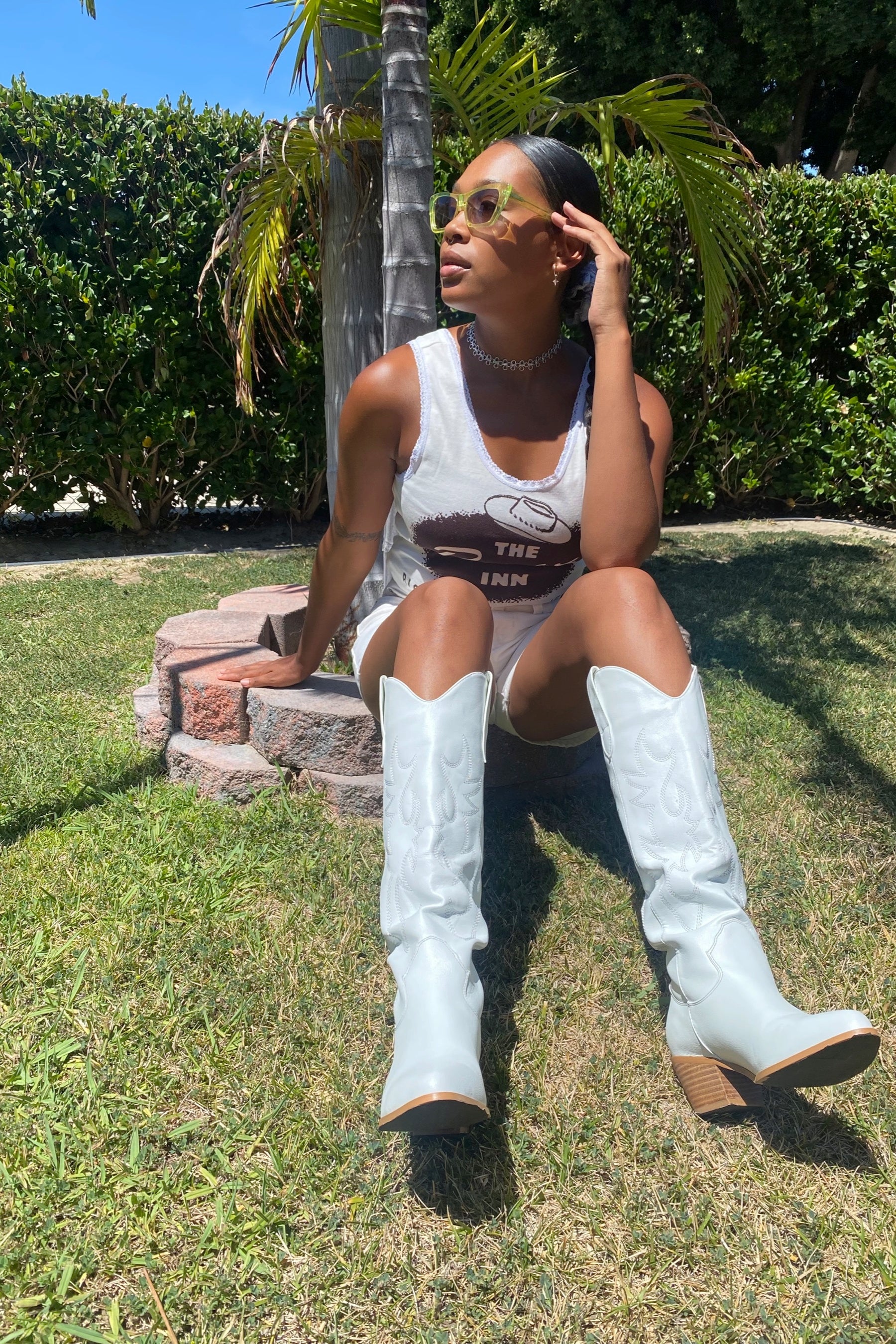 White Urson Boots