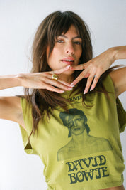 David Bowie Show Flyer Banded Tee