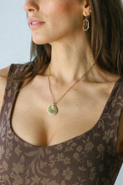 Chocolate Printed Clean Lines Bodysuit