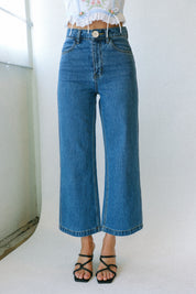 Dark Denim Flora Pant