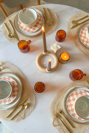 Buff Stella Candle Holder