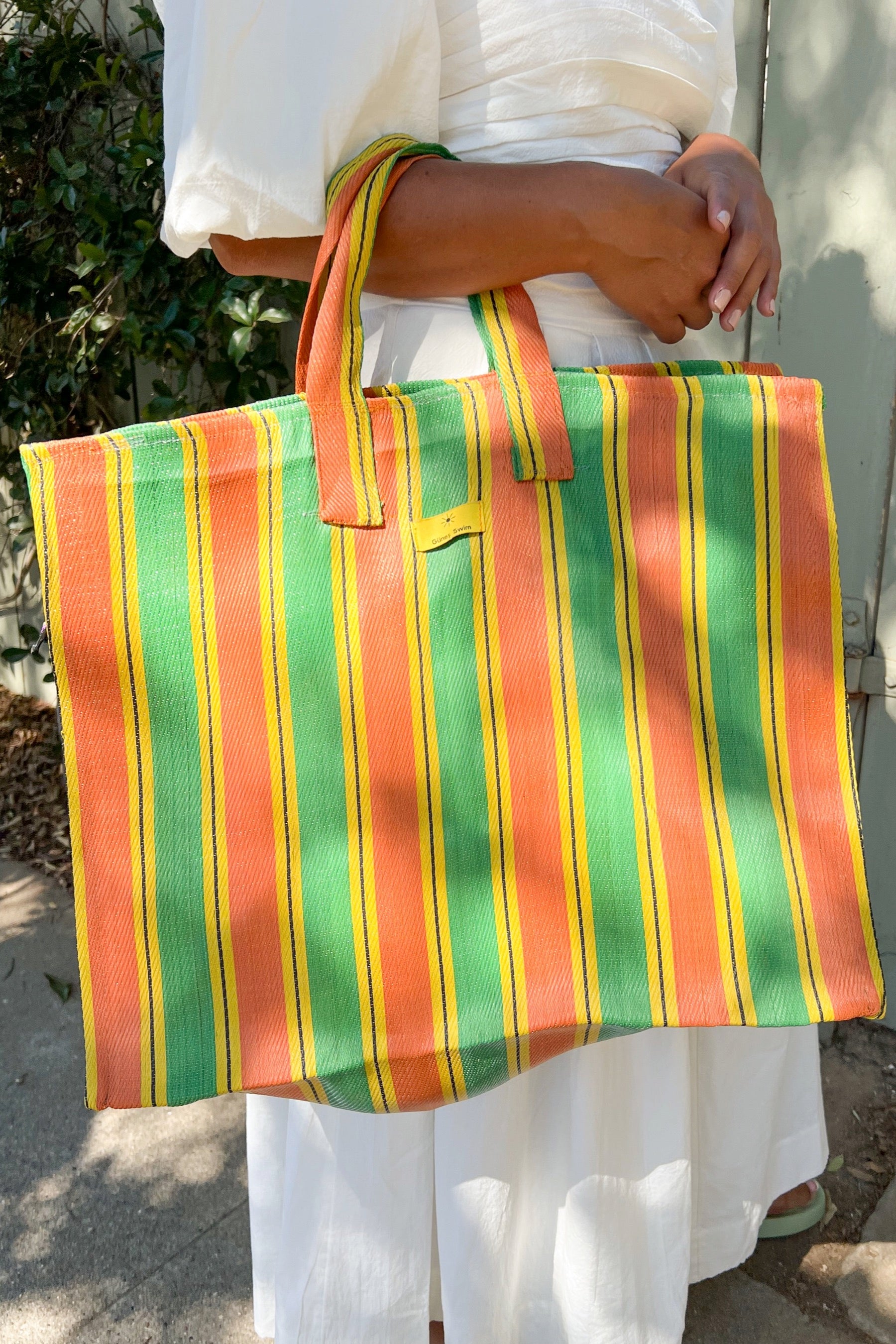 Orange + Green Eternity Tote