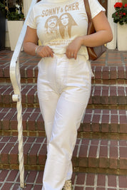 Sonny And Cher Shrunken Tee