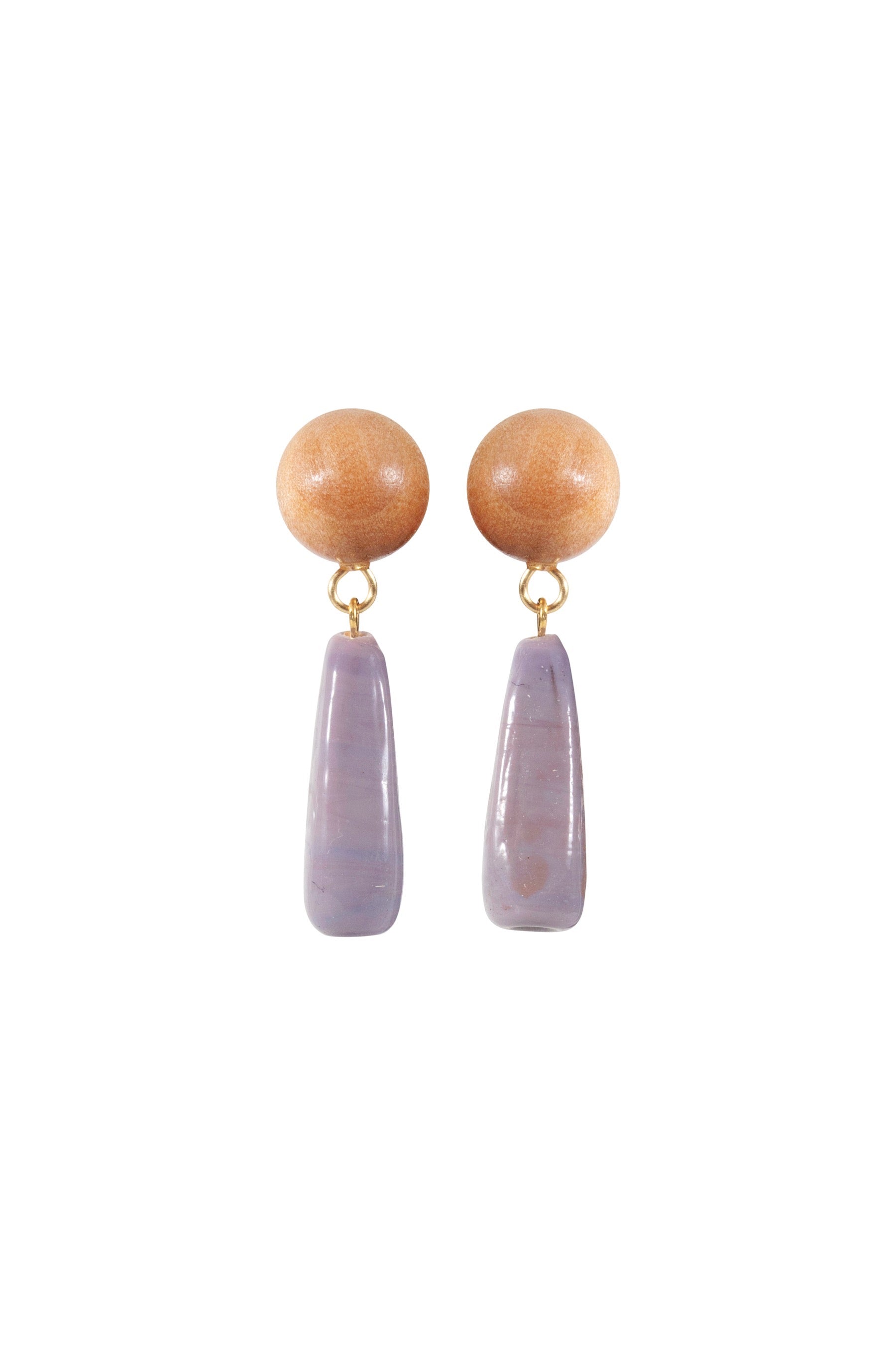 Lilac Drop Earrings