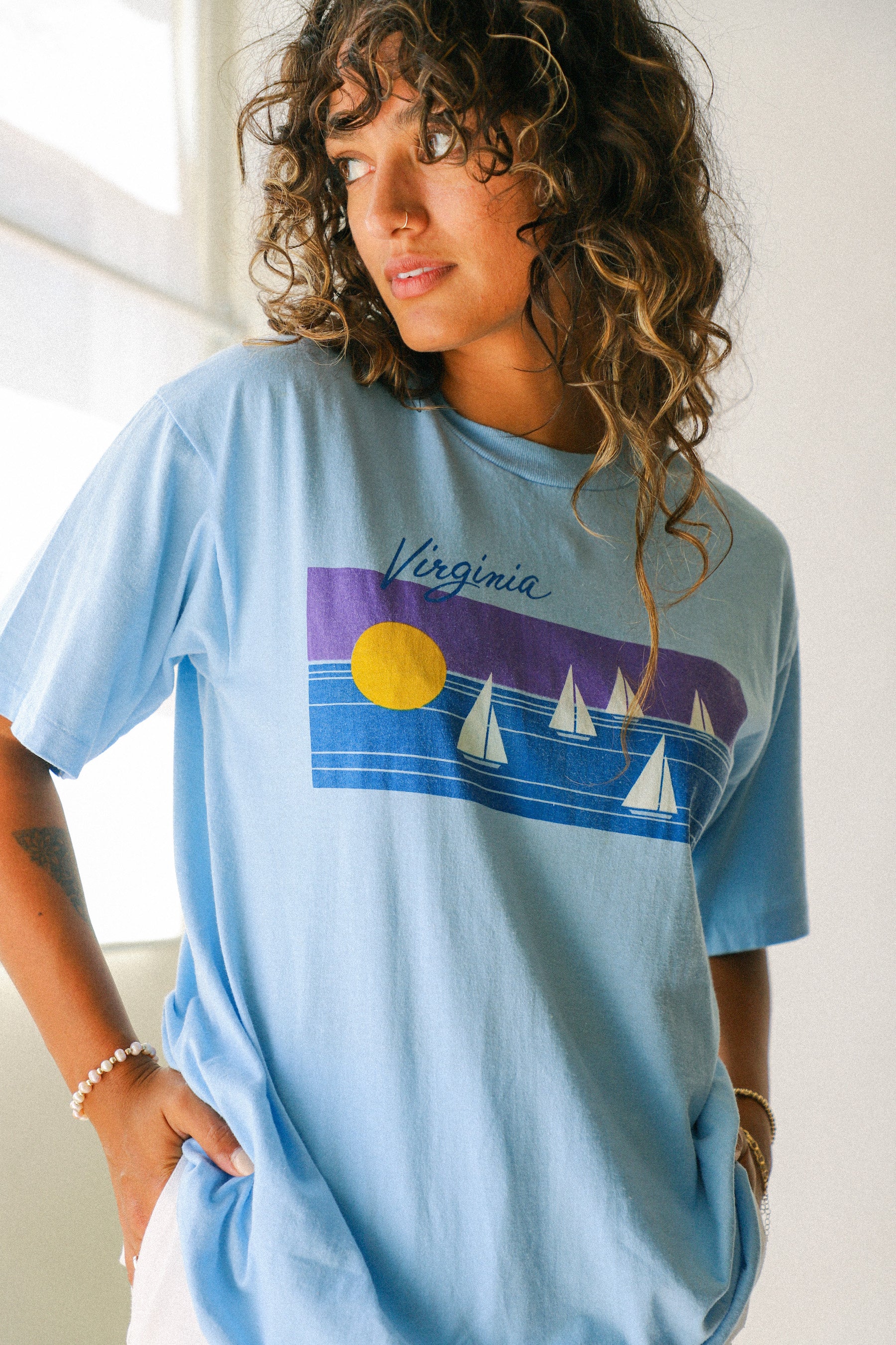 Virginia Sailboat Tee