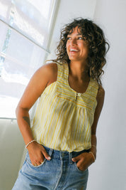 Yellow Stripe Tank