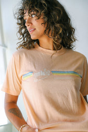 Peach Pittsburgh Tee