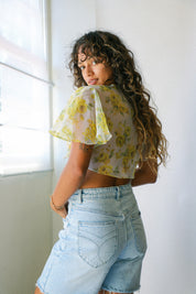 Bleached Blue Classic Cutoff