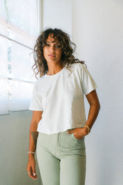 Vintage White Garcon Tee