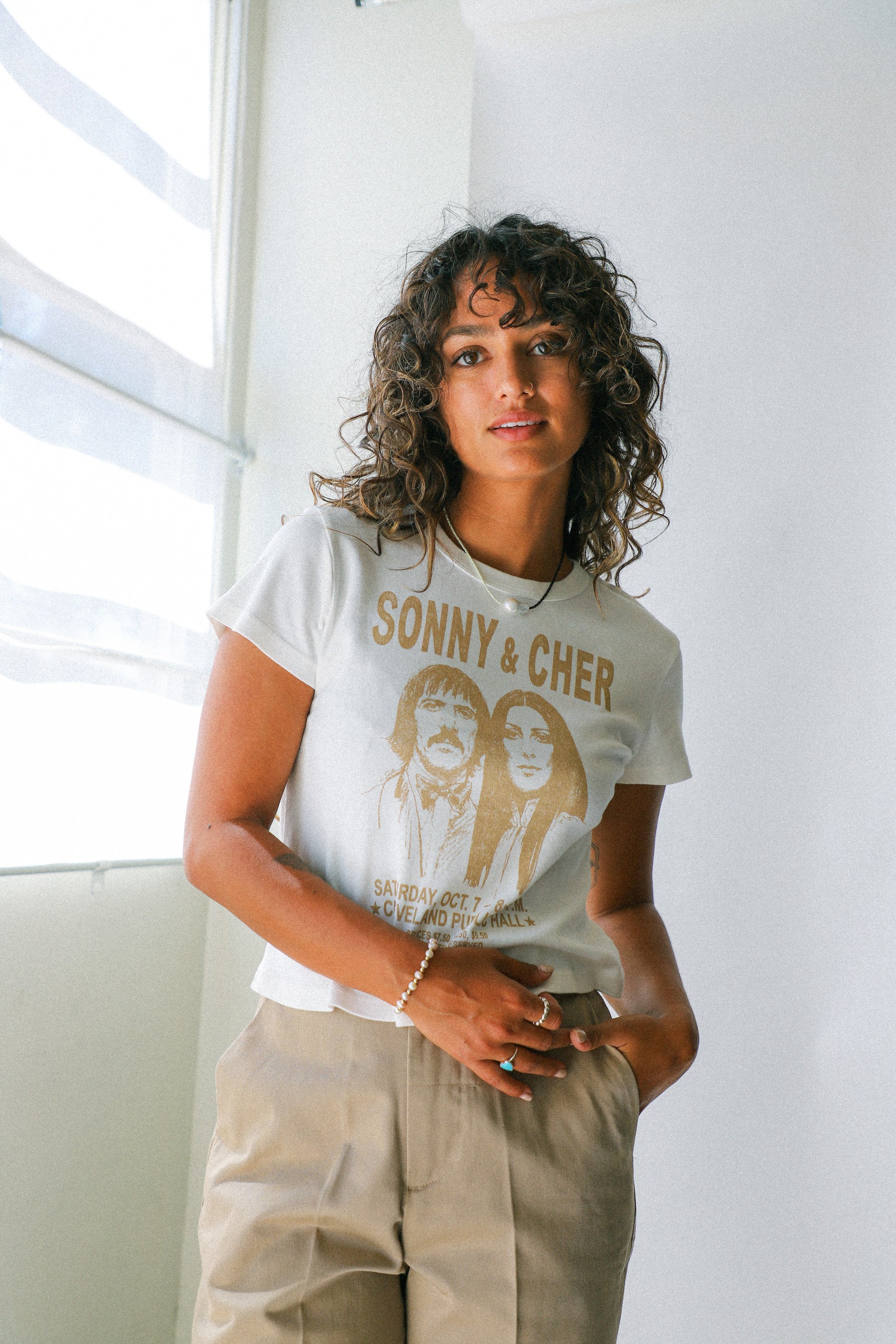 Sonny And Cher Shrunken Tee