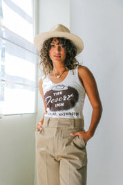 White Desert Inn Lace Tank