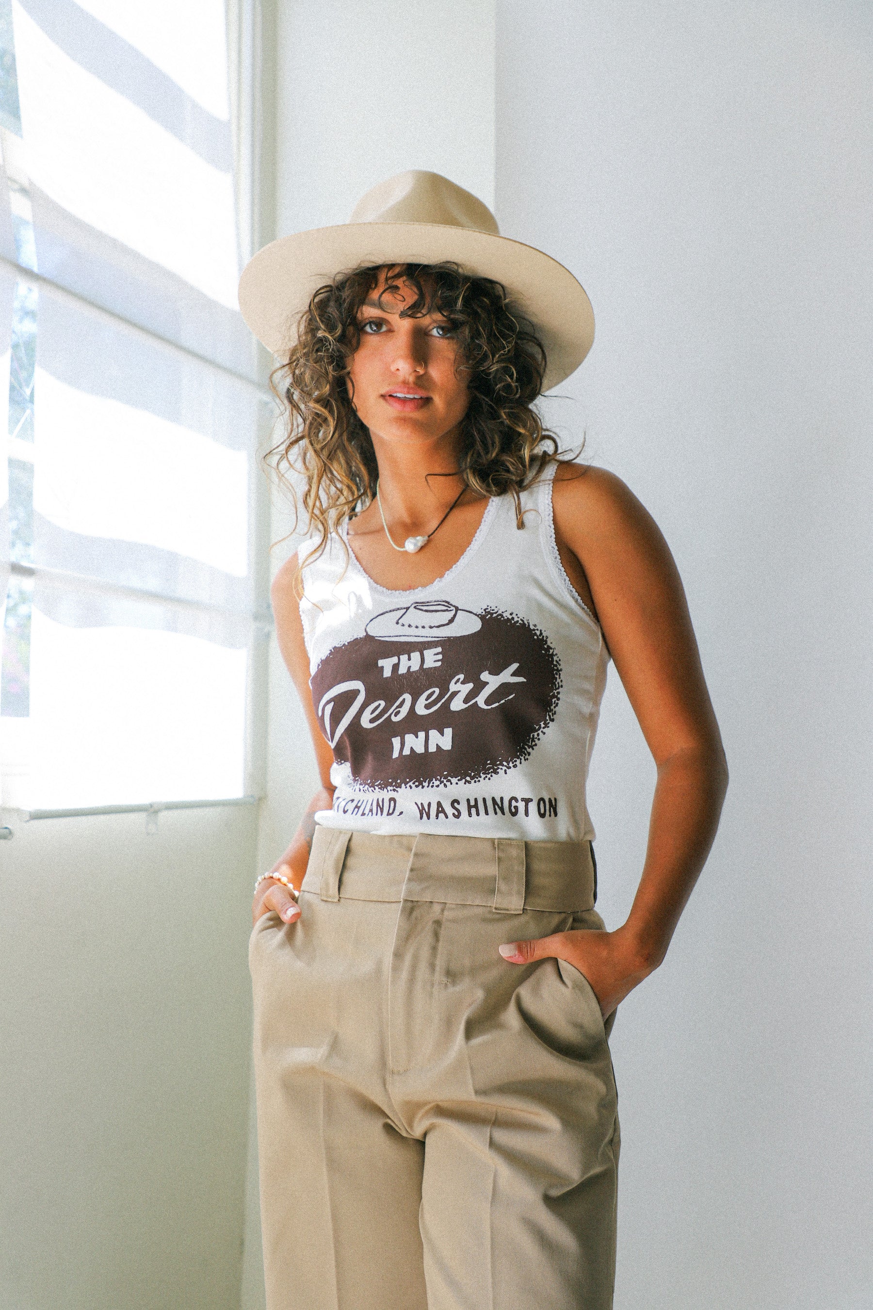 White Desert Inn Lace Tank