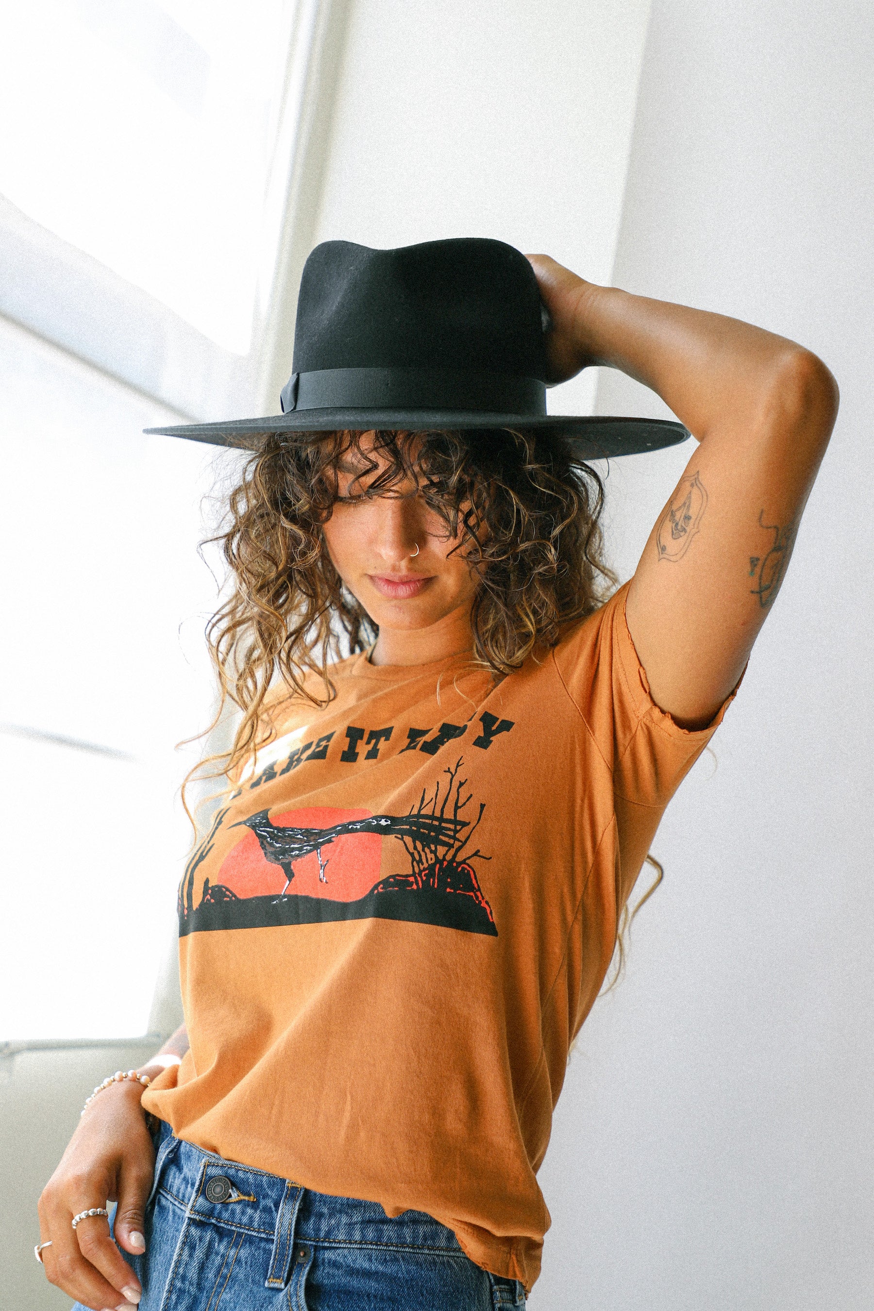 Cognac Take It Easy Women's Tee