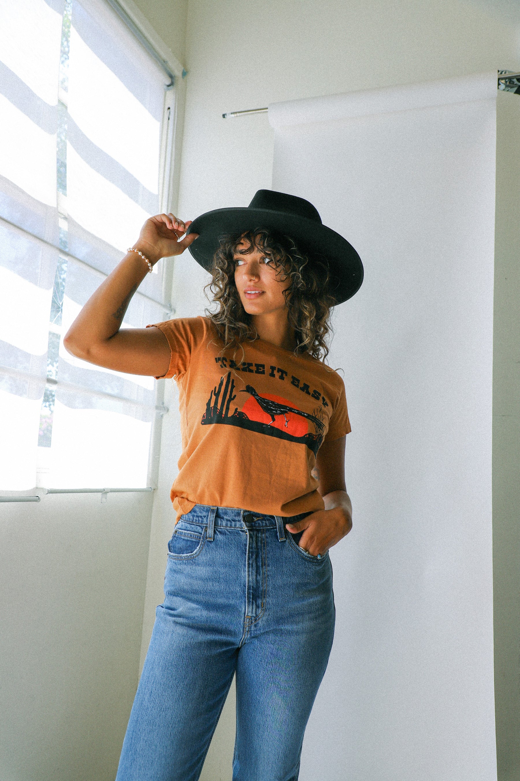 Cognac Take It Easy Women's Tee